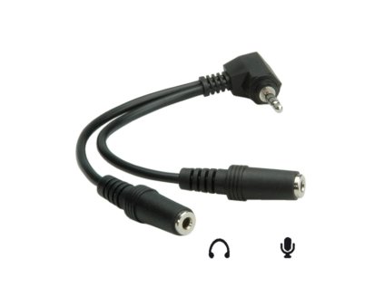 redukce jack 3 5 mm 4polovy m 2x jack 3 5 mm f ien168498