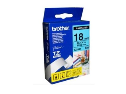 brother tz 541 modra cerna 1 ks 18mm laminovana ien123295