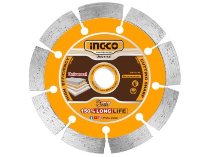 Ingco DMD011251 Kotouč řezný, diamantový, suché řezání 125 x 1 mm