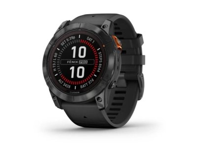 garmin fenix7x pro solar edition gray black band ien490435