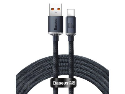 baseus nabijeci datovy kabel usb a usb c 100w 1 2m cerna ien408334