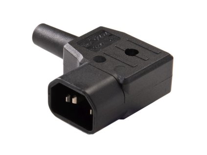 konektor sitovy 230v m zahnuty 90 stupnu iec c14 ien502751