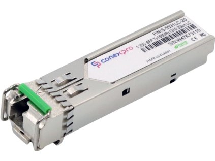 conexpro 1 25g sfp opticky modul wdm bidi sm tx1550 rx1310nm 20km 1x lc ddm ien519569