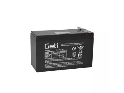 geti baterie olovena 12v 7 0ah konektor 4 75mm ien393022