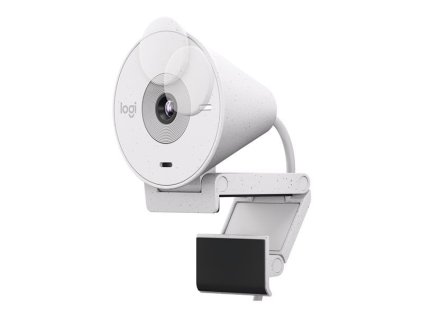 logitech brio 300 full hd webcam off white ien477902
