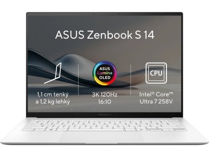 asus zenbook s 14 oled ux5406sa oled227x scandinavian white celokovovy ien530963