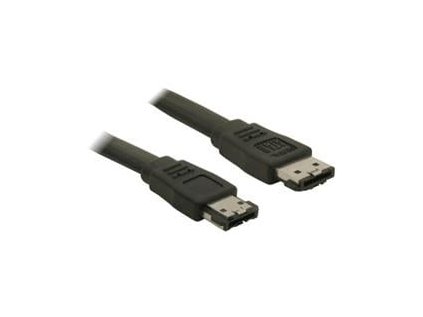 PremiumCord Kabel eSATA-eSATA 1,5m, stíněný, černý