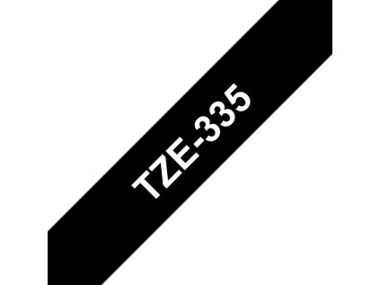 brother tze 335 cerna bila sirka 12mm delka 8m laminovana ien138477