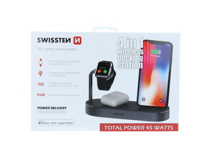 swissten bezdratova nabijecka 4v1 mfi kompatibilni s magsafe ien533958