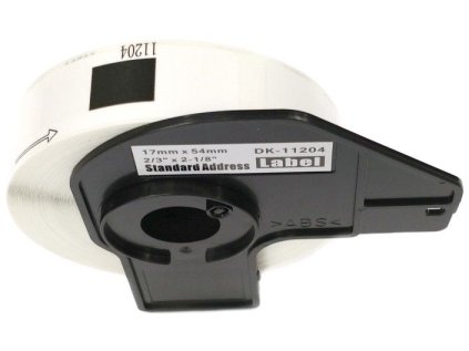 allprint pro kompatibilni s brother dk 11204 papirove bile univerzalni stitek 17 x 54mm 400ks ien391867