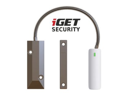 iget security ep21 senzor na zelezne dvere okna vrata pro alarm m5 vydrz baterie az 5 let ien407655