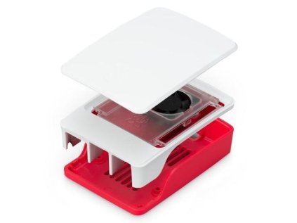 Raspberry case Original bílá/růžová pro Pi 5