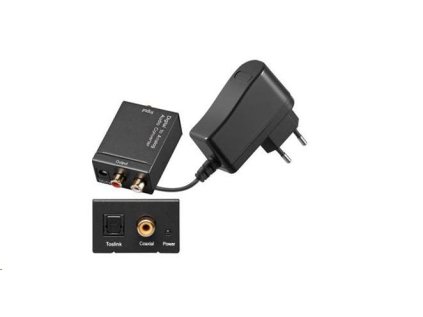 prevodnik z digitalniho signalu spdif a optickeho toslink na 2x cinch ien371904