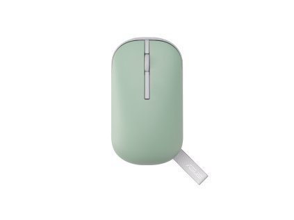 MG ASUS MD100 Optická bezdrátová myš, šedo-zelená