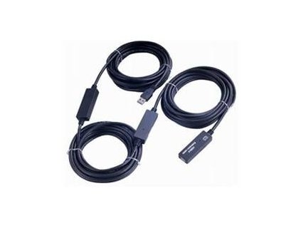 PremiumCord USB 3.2 repeater a prodlužovací kabel A/M-A/F 15m