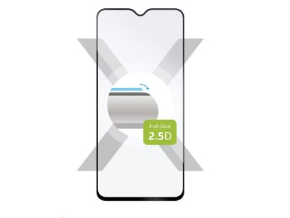 fixed ochranne tvrzene sklo full cover pro xiaomi redmi note 8 pro lepeni pres cely displej cerne ien370290