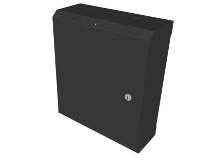 DATACOM 10" nástěnný rozvaděč 9U/140 mm (plech) černý