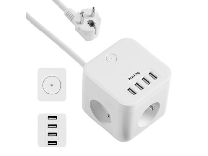 nabijeci stanice huslog 12w 3xzasuvka 4xusb bila ien530568