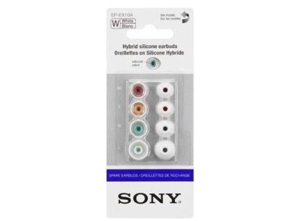 sony nahradni silikonove koncovky do sluchatek bile ien255447