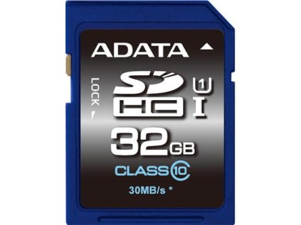 ADATA Secure Digital SDHC 32GB UHS-I Class10