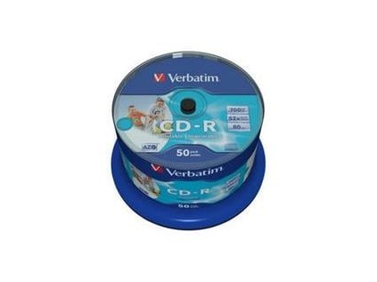 Verbatim CD-R AZO 52x, 700MB, 50 ks (Spindl)