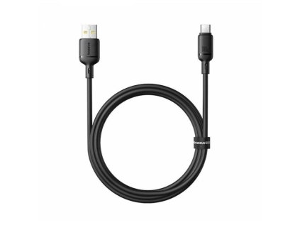 rychlonabijeci kabel baseus silky usb usb c 1m 100w cerny ien539887