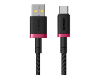 rychlonabijeci kabel baseus dura usb usb c 1m 60w cerveno cerny ien539882