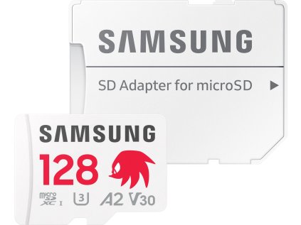 Samsung microSDXC 128GB PRO Plus Sonic the Hedgedog™ + SD adaptér