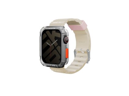 skinarma shokku reminek pro apple watch 45 44 42 mm beige ien541242