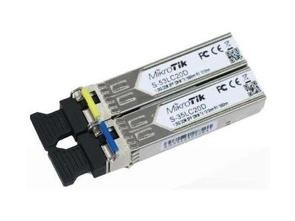 mikrotik pair of sfp modules s 4554lc80d ien303349
