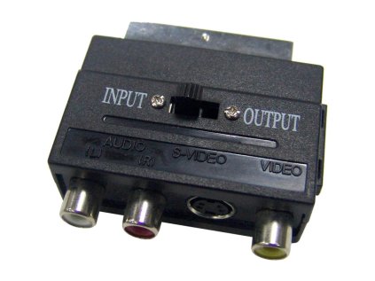 sencor sav 151 000 scart konektor 3x rca m s video konektor ien490853