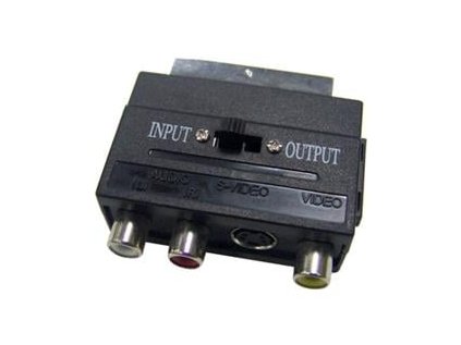 sencor sav 151 000 scart konektor 3x rca m s video konektor ig490853