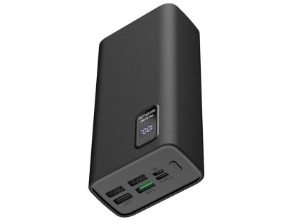 Platinet Power Bank PMPB30WQC728B 30000mAh PD3.0 QC3.0 display černá