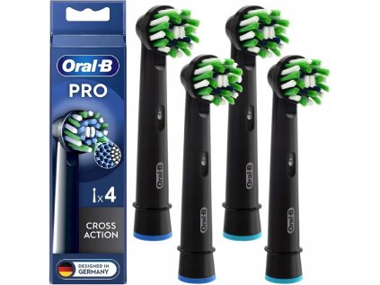 oral b eb 50 4 pro cross action black nahradni hlavice 4 ks ien520803