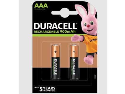 Duracell Rechargeable nabíjecí baterie, 900mAh, 2 ks (AAA)