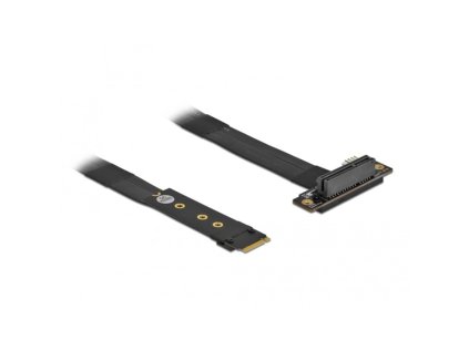 delock adapter m 2 klic m na pcie x4 nvme pravouhly s kabelem delky 20 cm ien542602
