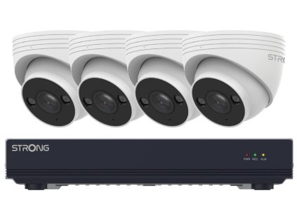 strong tur05dl0 p poe kit 1x nvr nvr1120 8p 4x ip kamera tur05dl0 p turret ien542935