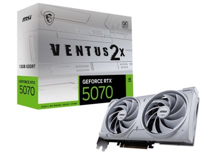 msi geforce rtx 5070 12g ventus 2x oc white ien542958