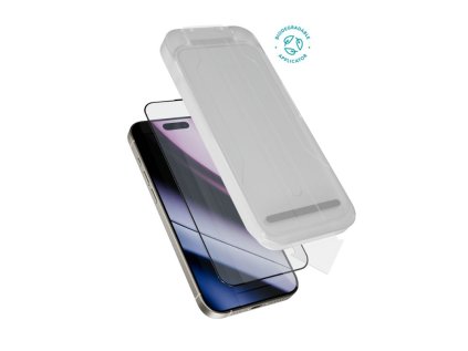 Epico Hero Glass 3D Ultra-široké krytí s aplikátorem proti prachu 2ks pro iPhone 15/16