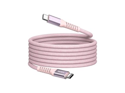 verbatim usb c c magneticky kabel sync charge 100w ruzovy ien543159