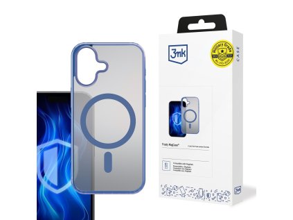 3mk frosty magcase blue pro apple iphone 16 plus ien543115