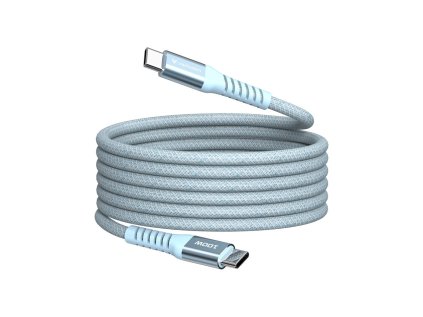 verbatim usb c c magneticky kabel sync charge 100w modry ien543158