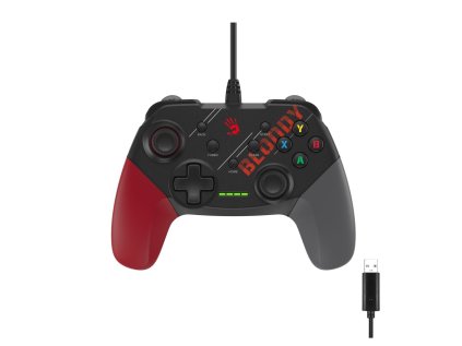 a4tech bloody gp30 gamepad usb cerno cerveny ien543532
