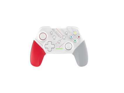 A4tech Bloody GPW50, gamepad, Dual mode 2,4G+USB, bílý