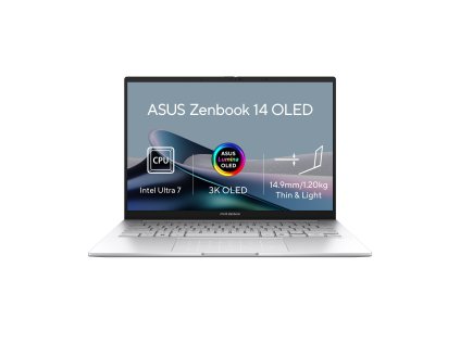 asus zenbook 14 oled ux3405ca oled382x foggy silver celokovovy ien544198
