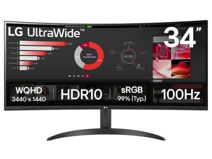 lg monitor 34wr50qk b va 34 qhd zakriveny 3440x1440 21 9 300 cd m2 5ms gtg hdmi dp on screen control hdr 10 ien544410