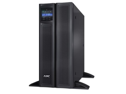 apc smart ups x 2200va short depth tower rack convertible lcd 200 240v with network card ien544249