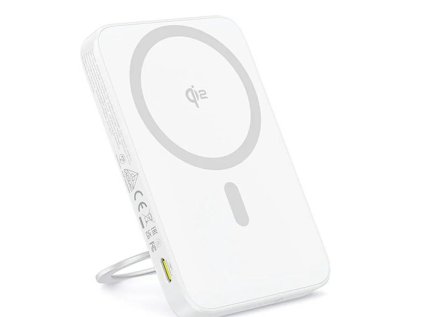 Bezdrátová powerbanka Baseus PicoGo Qi2 5000mAh, 20W bílá