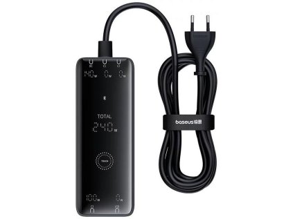 nabijeci stanice baseus gan digital 240w 3xusb c 1xusb 1xdc cerna ien550028