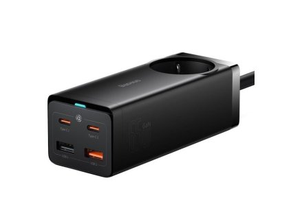 nabijeci stanice baseus gan3 pro 65w 1xzasuvka 2xusb c 2xusb cerna ien550029